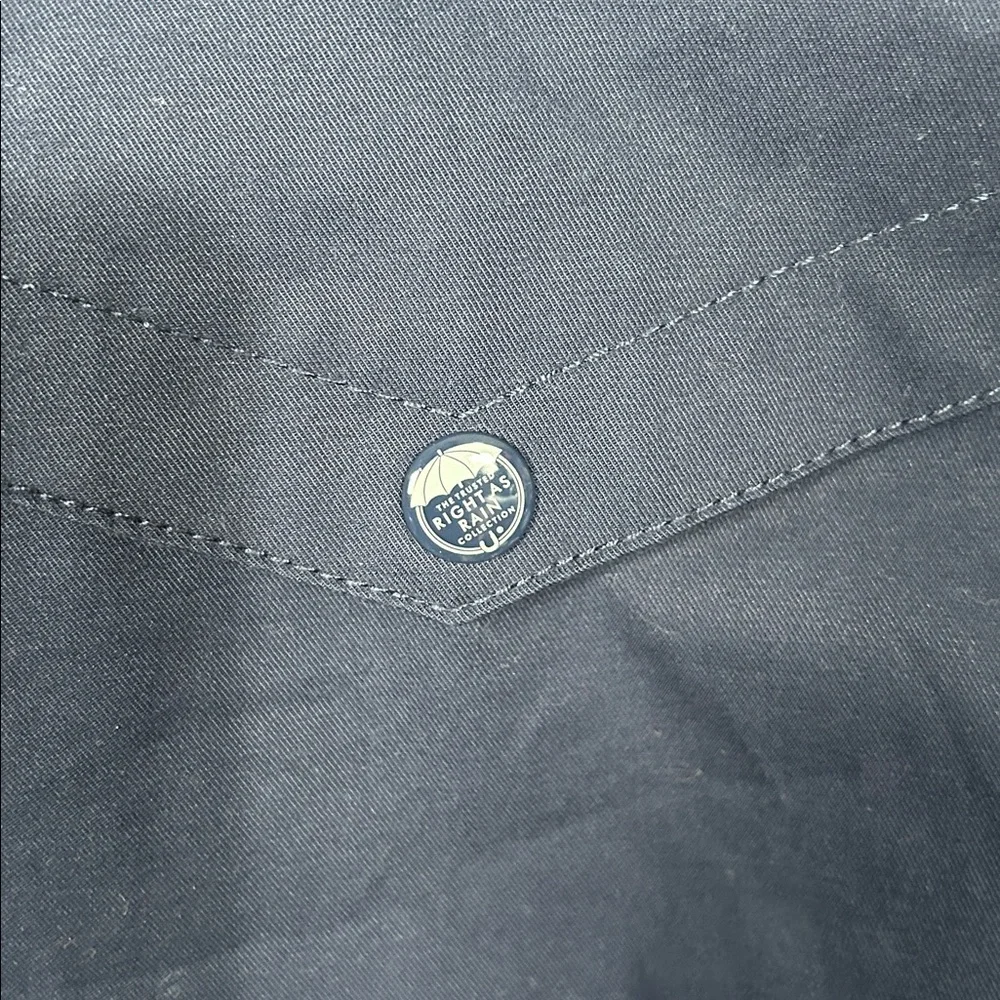 Joules Girls Navy Rain Coat size 8 years old gently used hooded - Picture 14 of 16